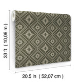 York Camp Blanket Green Wallpaper