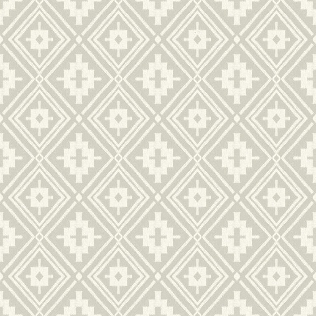 York Camp Blanket Silver Wallpaper