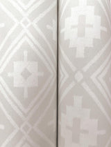 York Camp Blanket Silver Wallpaper