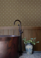 York Camp Blanket Chestnut Wallpaper