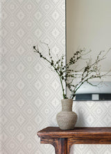 York Camp Blanket Cream Wallpaper