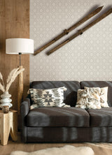 York Camp Blanket Cream Wallpaper