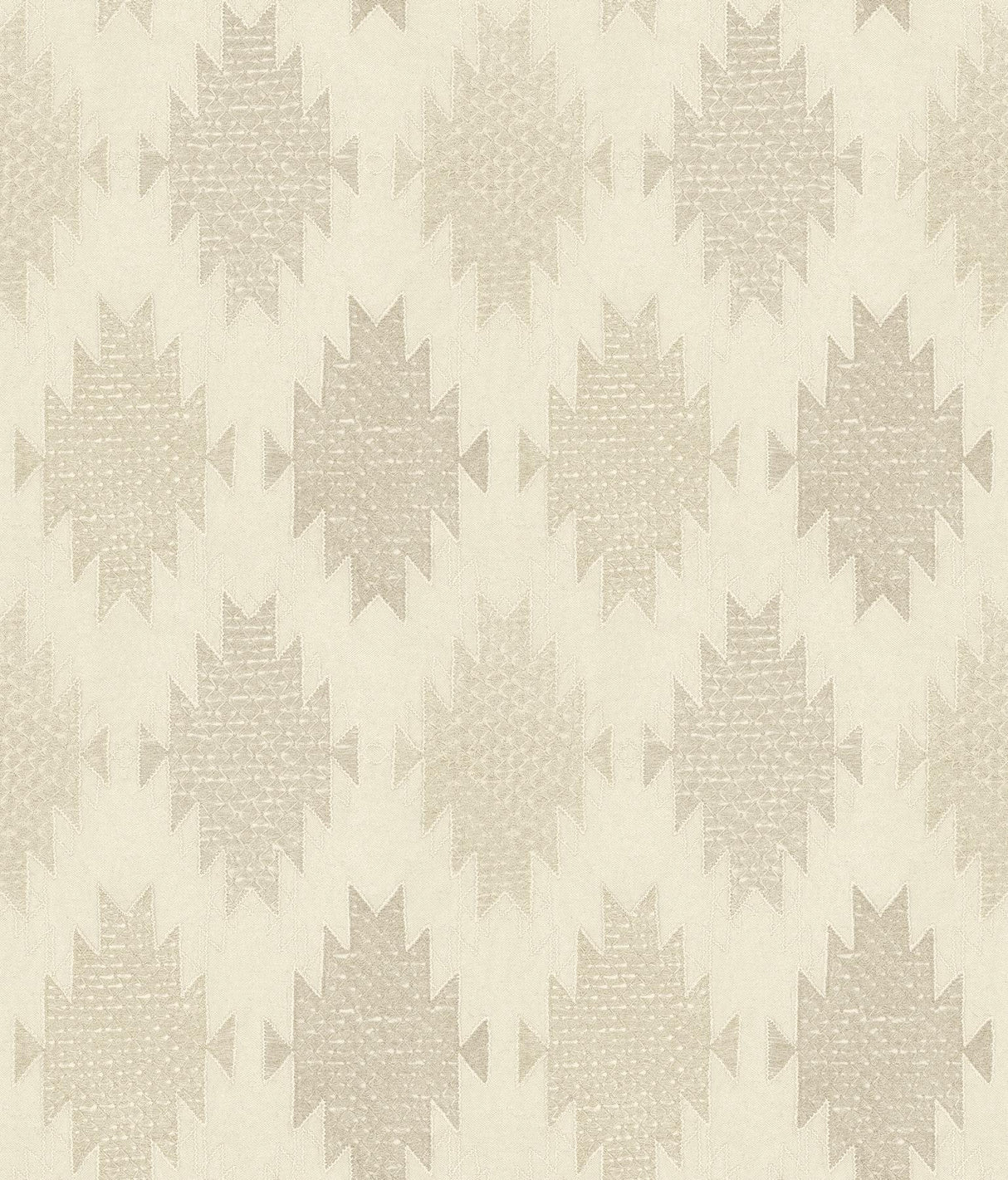 York Stitched Heirloom Khaki Wallpaper