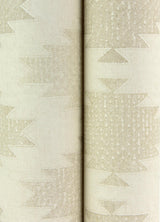 York Stitched Heirloom Khaki Wallpaper