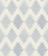 York Stitched Heirloom Indigo Wallpaper