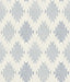 York Stitched Heirloom Indigo Wallpaper