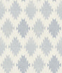 York Stitched Heirloom Indigo Wallpaper