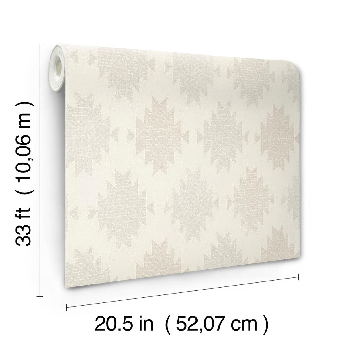 York Stitched Heirloom White Wallpaper