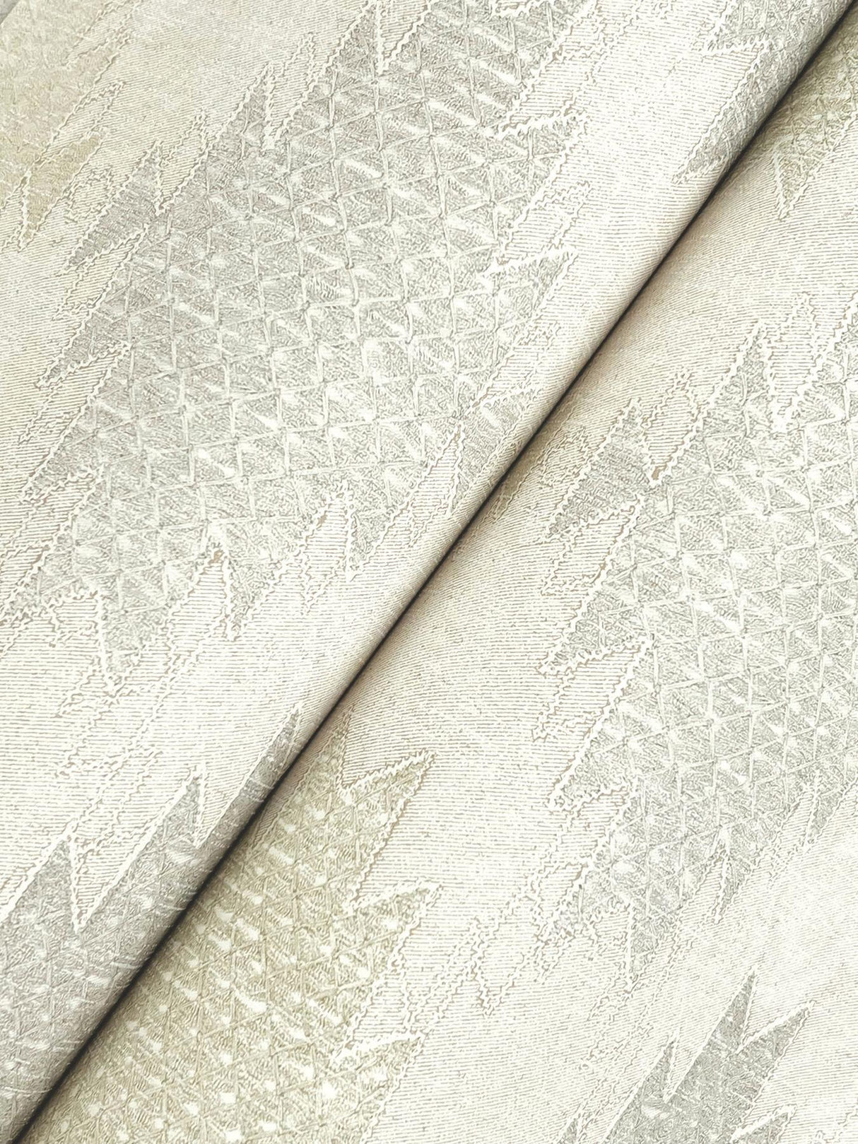 York Stitched Heirloom Moss Wallpaper