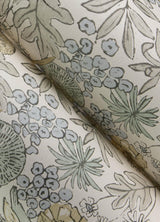 York Goldfinch Neutral Birds and Blooms Wallpaper