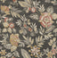 York Begonia Black Floral Trail Wallpaper