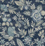 York Begonia Indigo Floral Trail Wallpaper