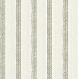 York Mandevilla Green Vine Stripe Wallpaper