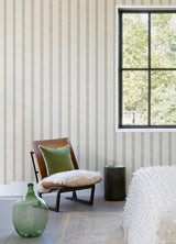 York Mandevilla Honey Vine Stripe Wallpaper