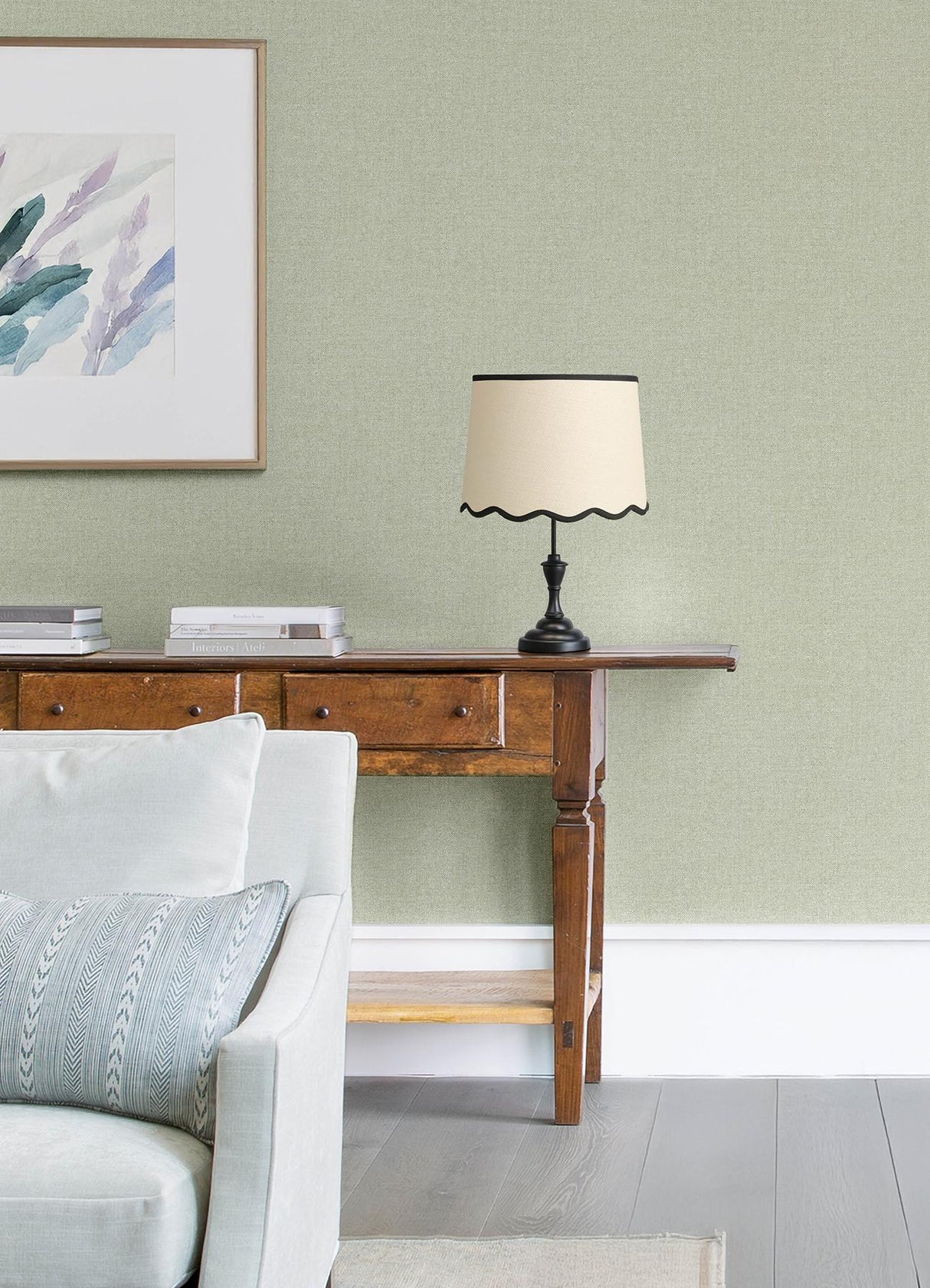 York Kameez Green Texture Wallpaper