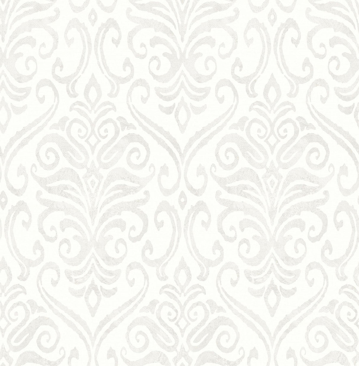 York Adavu Dove Damask Wallpaper