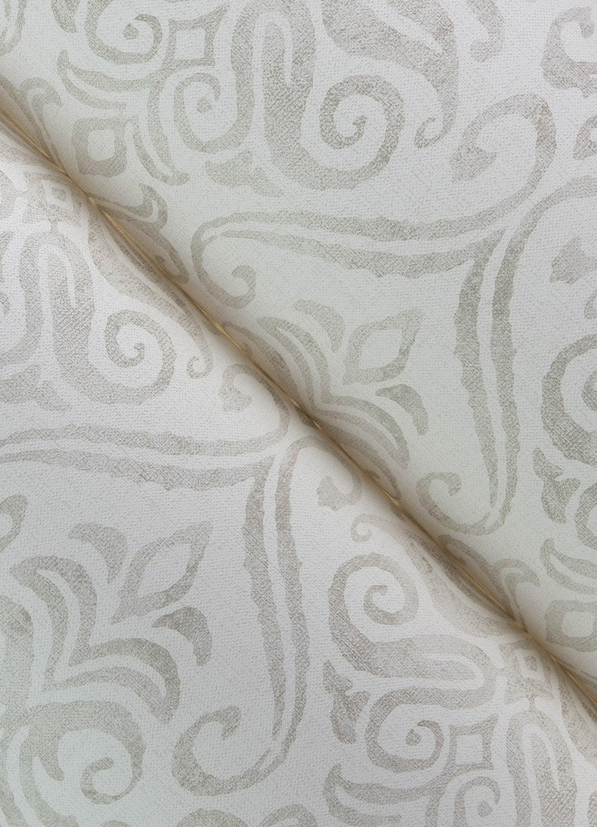 York Adavu Dove Damask Wallpaper