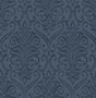 York Adavu Blue Damask Wallpaper