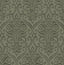 York Adavu Dark Green Damask Wallpaper