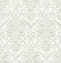 York Adavu Sage Damask Wallpaper