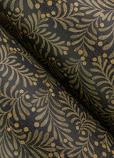 York Chrysantha Black Berry Branches Wallpaper