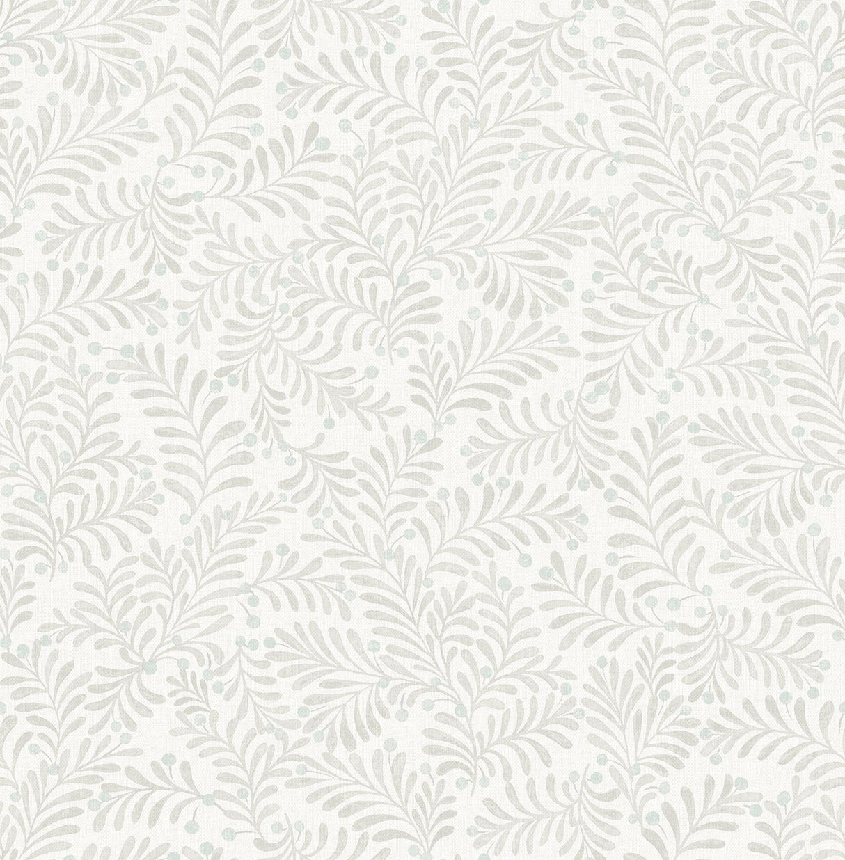 York Chrysantha Light Grey Berry Branches Wallpaper