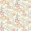York Passiflora Peach Fruit and Floral Wallpaper