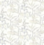 York Passiflora Grey Fruit and Floral Wallpaper
