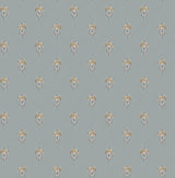 York Surdiva Denim Floral Fan Wallpaper