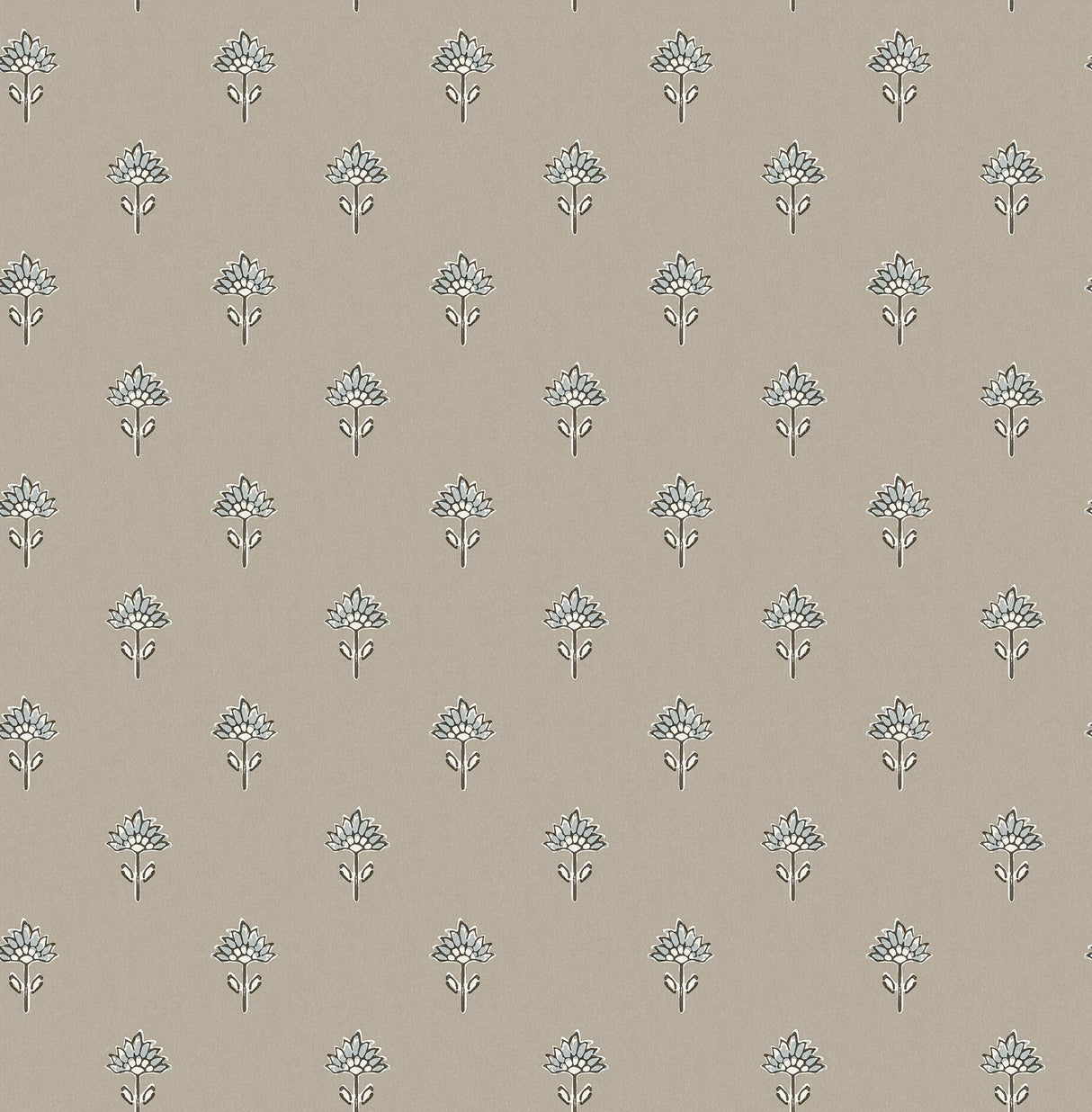 York Surdiva Stone Floral Fan Wallpaper
