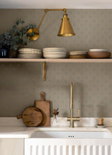 York Surdiva Stone Floral Fan Wallpaper