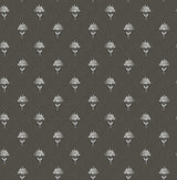 York Surdiva Black Floral Fan Wallpaper