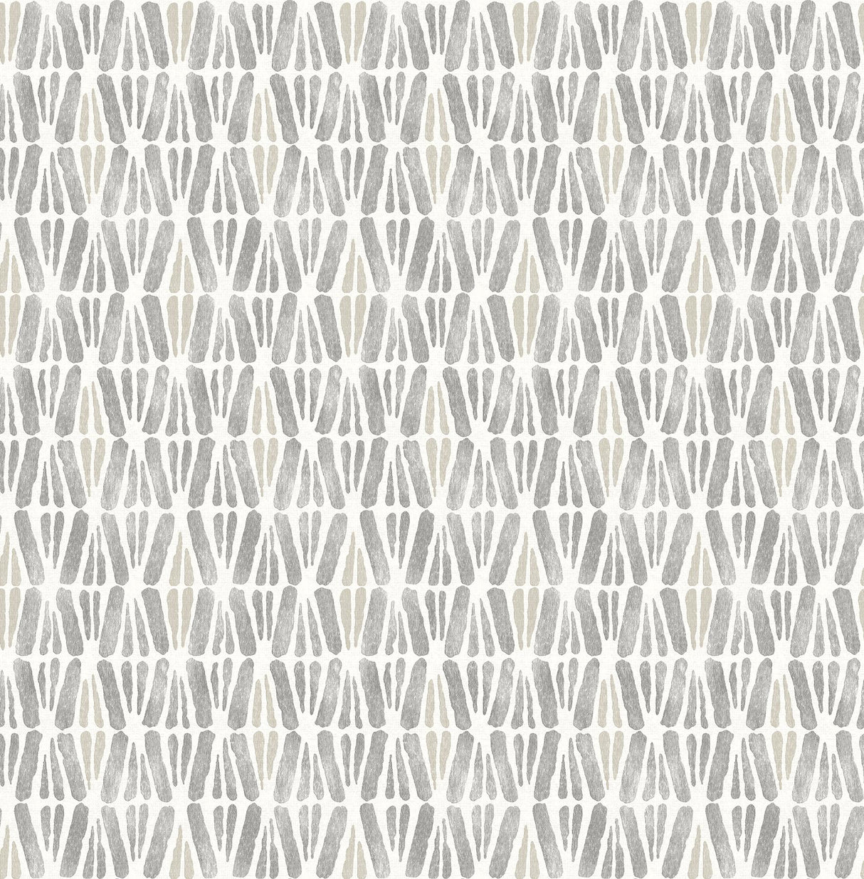 York Nabi Charcoal Geometric Wallpaper