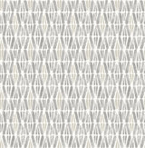 York Nabi Charcoal Geometric Wallpaper
