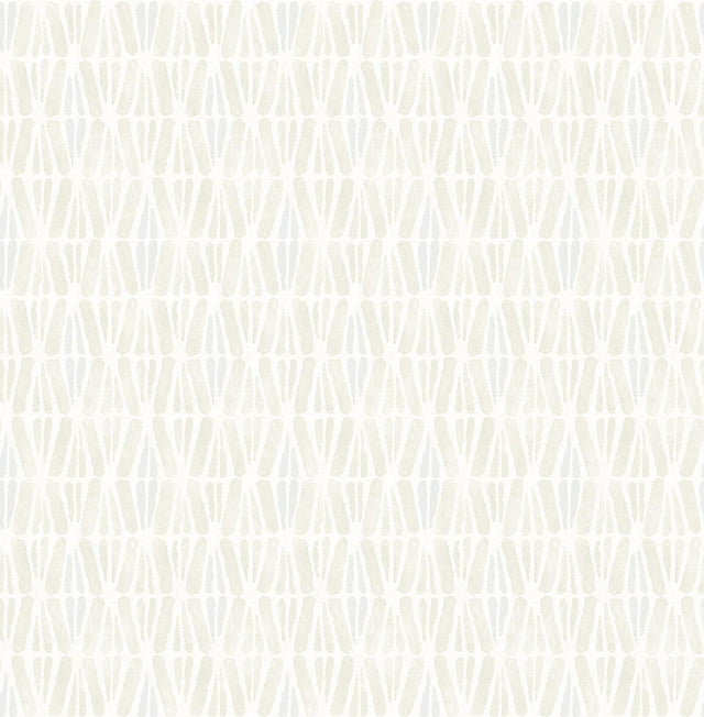 York Nabi Beige Geometric Wallpaper