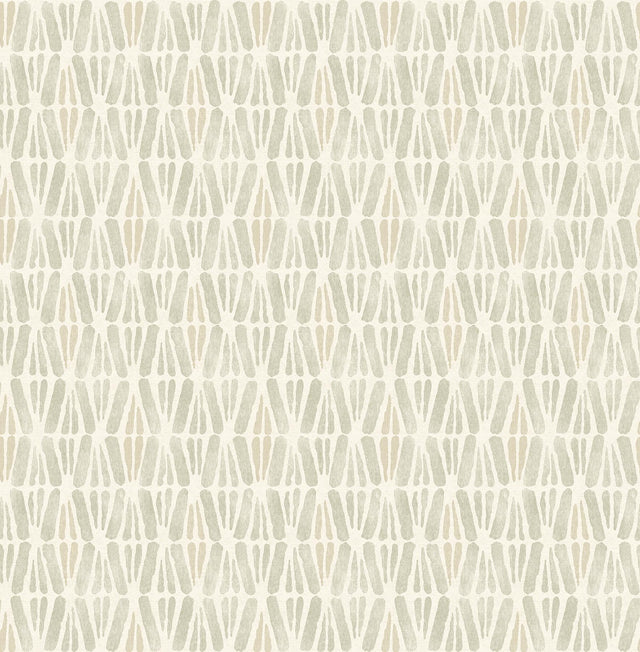 York Nabi Neutral Geometric Wallpaper