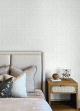 York Nabi Aqua Geometric Wallpaper
