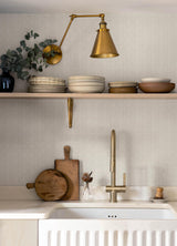 York Coleus Beige Leaves Wallpaper