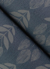 York Garland Denim Block Tulip Wallpaper