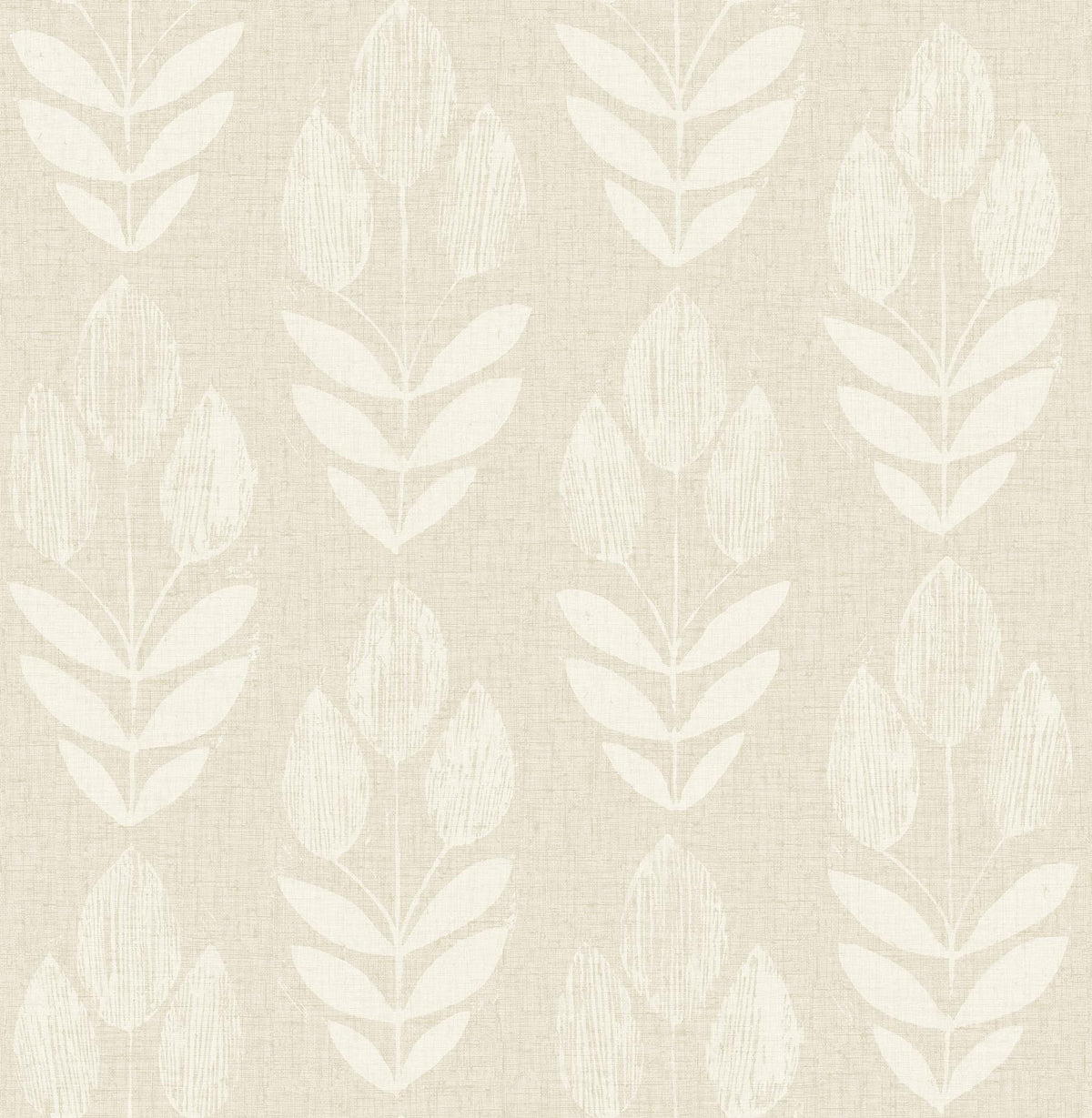 York Garland Khaki Block Tulip Wallpaper