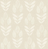 York Garland Khaki Block Tulip Wallpaper