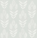 York Garland Aqua Block Tulip Wallpaper
