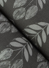 York Garland Charcoal Block Tulip Wallpaper