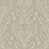 York Kiwassa Sage Antler Damask Wallpaper
