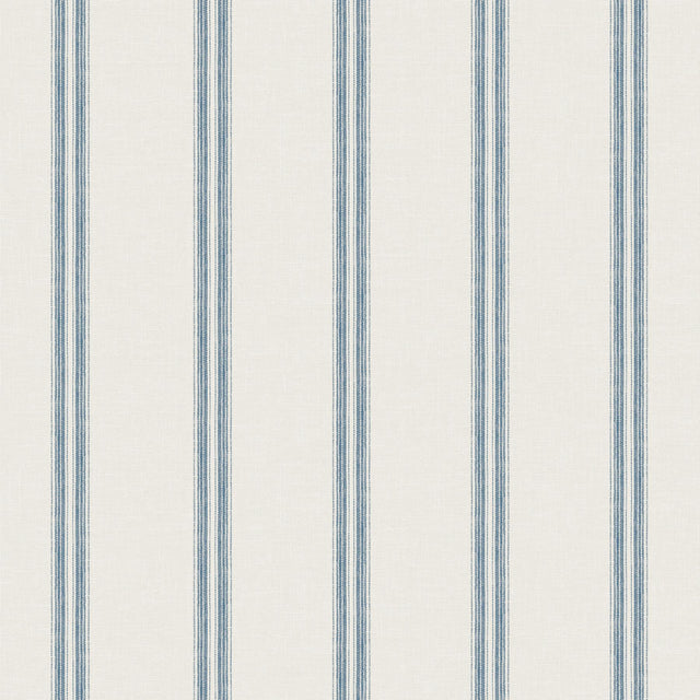York Johnny Blue Stripes Wallpaper
