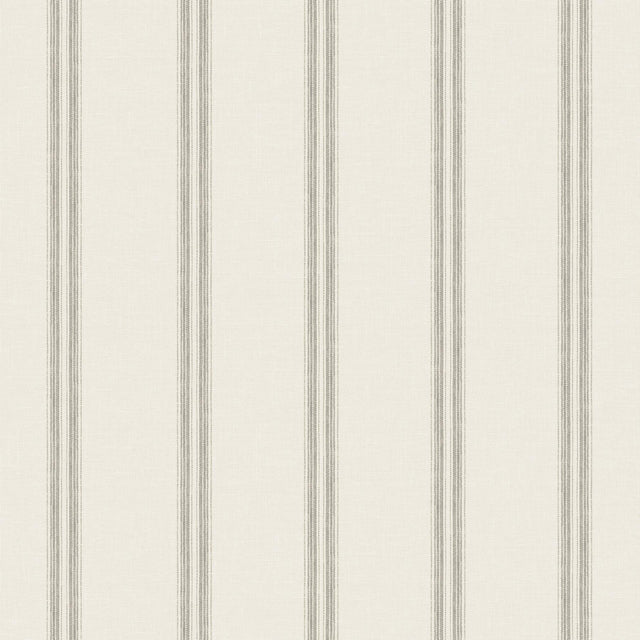 York Johnny Charcoal Stripes Wallpaper