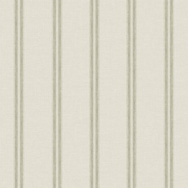 York Johnny Green Stripes Wallpaper