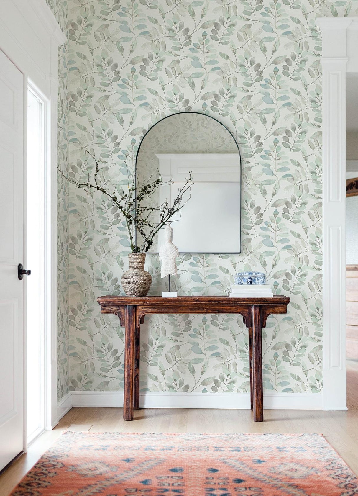 York Pinnate Mint Leaves Wallpaper