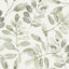 York Pinnate Green Leaves Wallpaper
