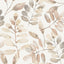 York Pinnate Salmon Leaves Wallpaper